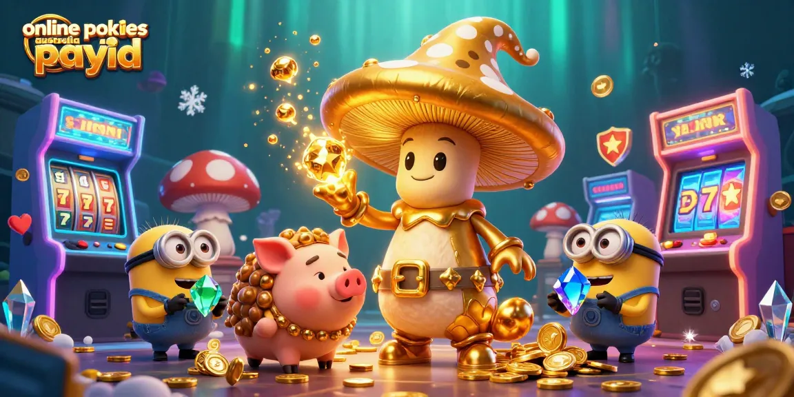 Engage with online pokies Australia PayID in a dynamic 3D gaming scene filled with magic and treasures.
